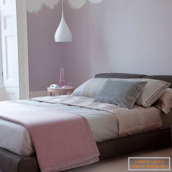 Pastel roz dormitor