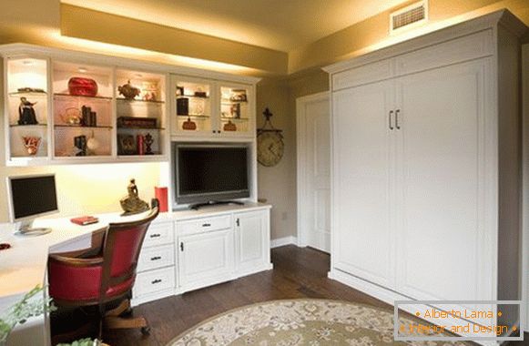 Cabinet confortabil în stil clasic