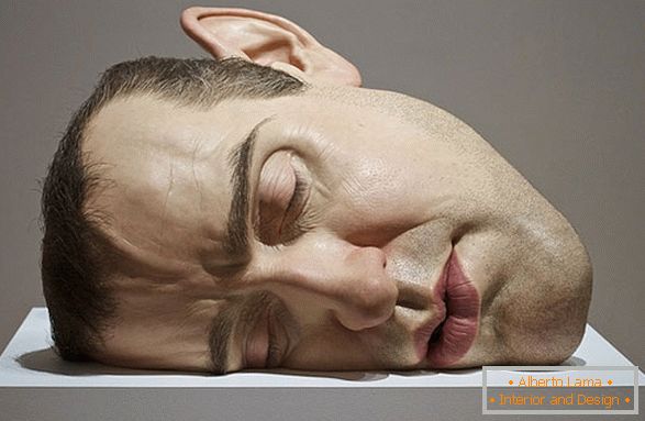 Sculptura capului unui om, Ron Maesk