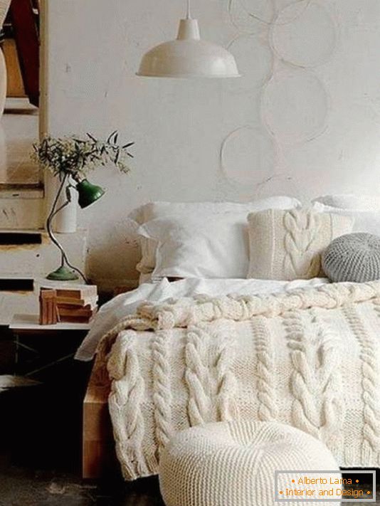 Stil elegant decorațiuni de dormit tricotate