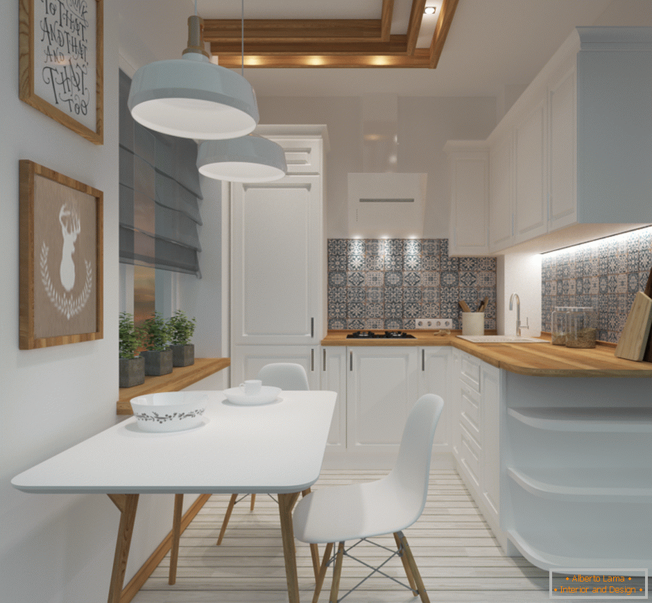 Interior pentru o bucătărie mică