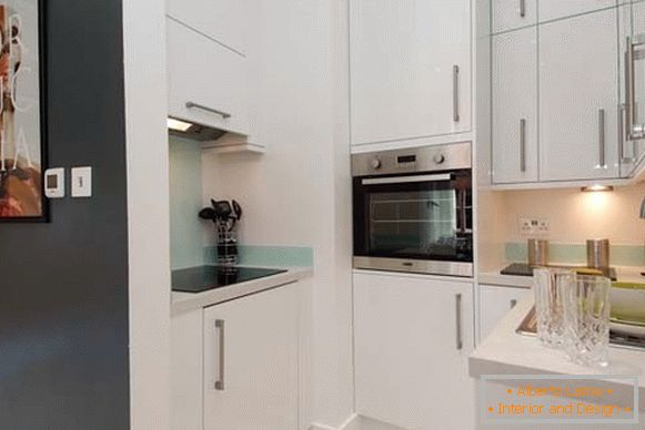 Design de bucătărie într-un apartament mic din Londra