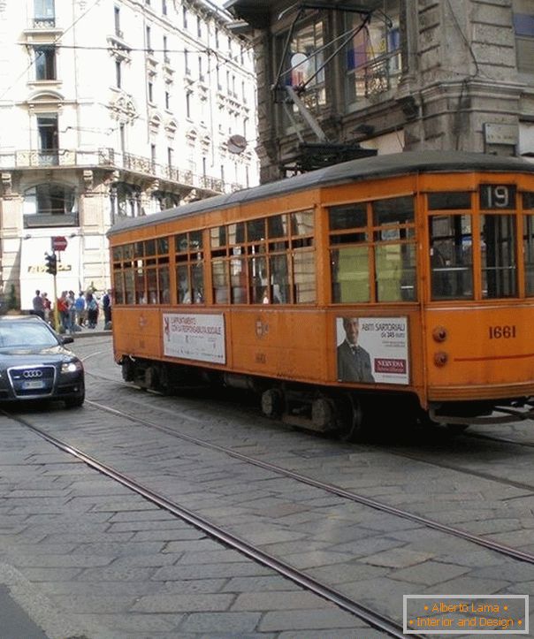Tramvaiele din Milano