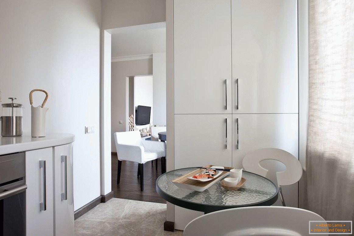 Bucătărie elegant apartament în Moscova