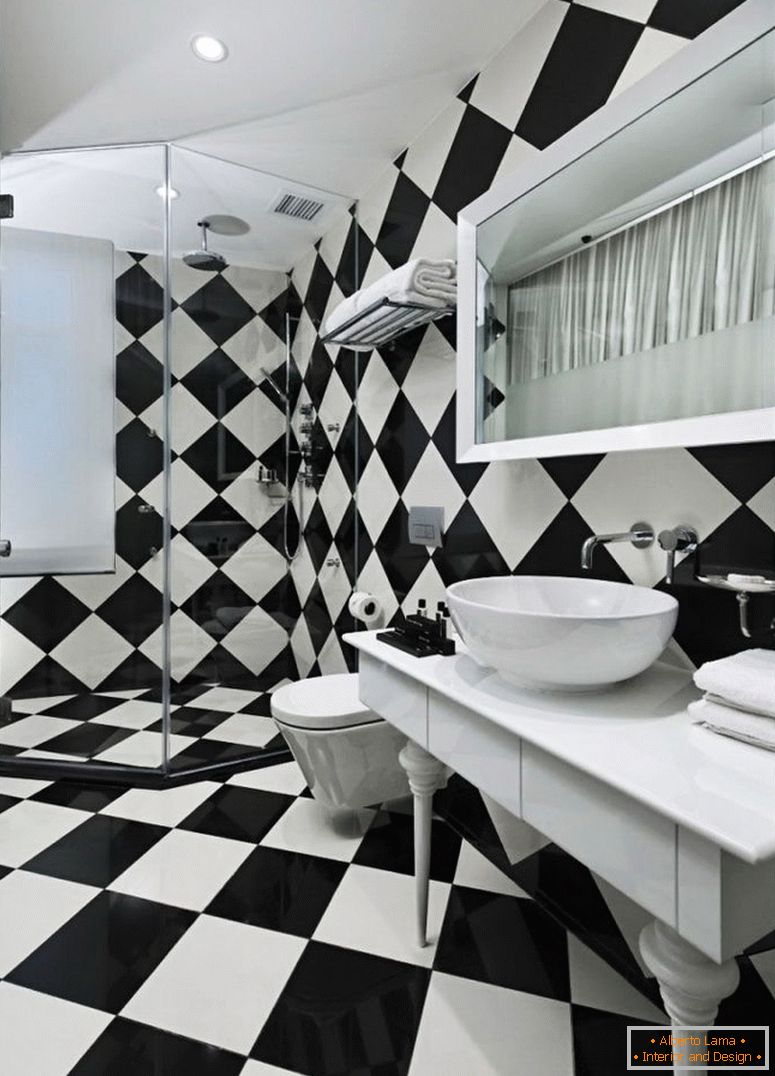 negru-și-alb-camera de baie-joc spectaculos-contrast-4