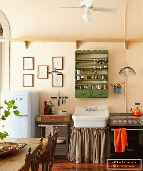Rustic Bucătărie Decor de perete