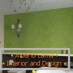 Zid verde în proiectarea camerei