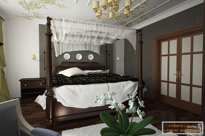 Designul de baldachin reprezinta o solutie atractiva pentru amenajarea dormitorului.