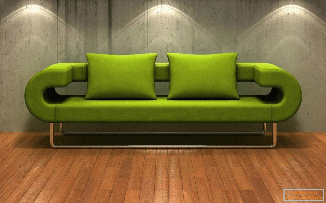 Canapea în stilul eco