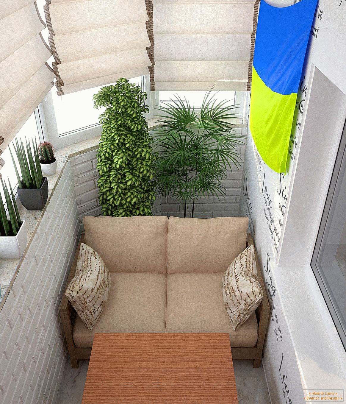 Proiectarea unui balcon mic