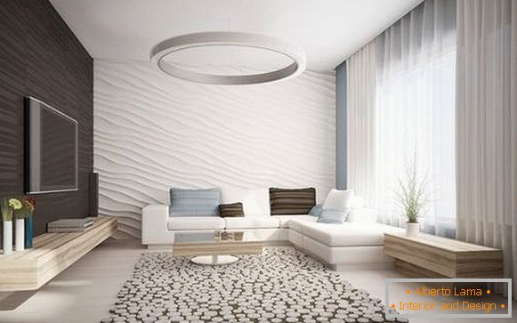 Design interior minimalist modern al unei case particulare