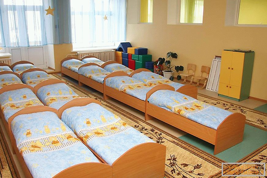 Dormitorul в детском саду