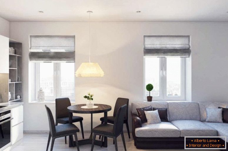 design de proiect, 2 camere-apartament-Hrușciov