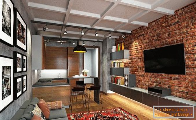 proiectarea unui mic apartament cu două camere, fotografie 3