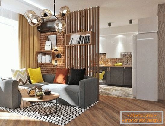 design interior al unui apartament cu 2 camere, fotografie 12