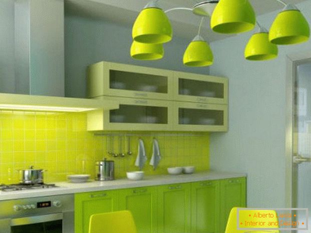 design modern de bucătărie în apartament фото
