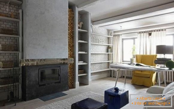 designul cabinetului în apartament, foto 13