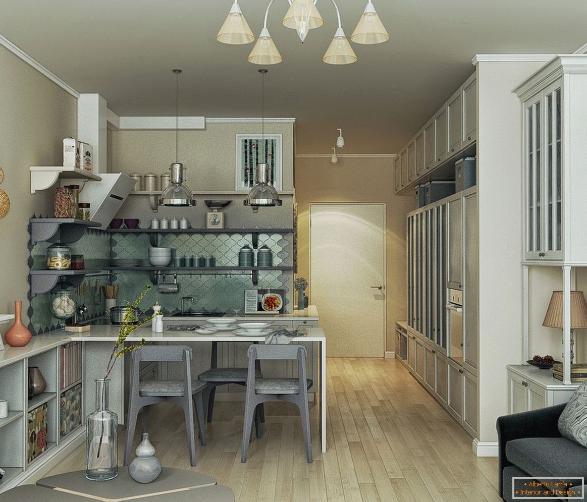 Bucătărie-design de cameră