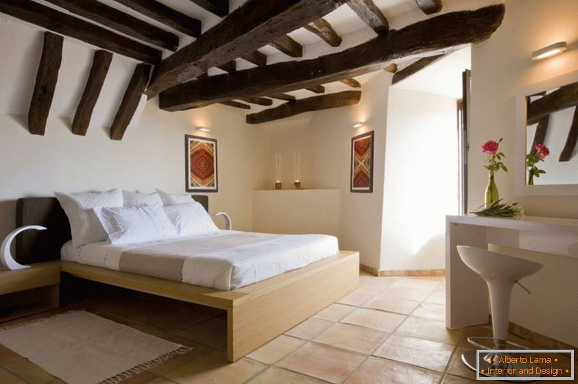 Designul unui dormitor în stilul Provence