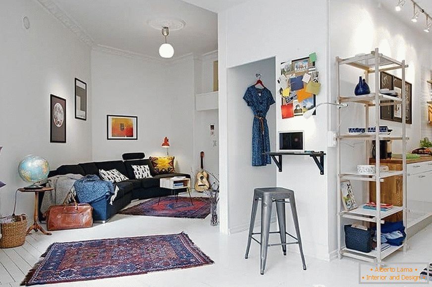 design interior al unui apartament mic