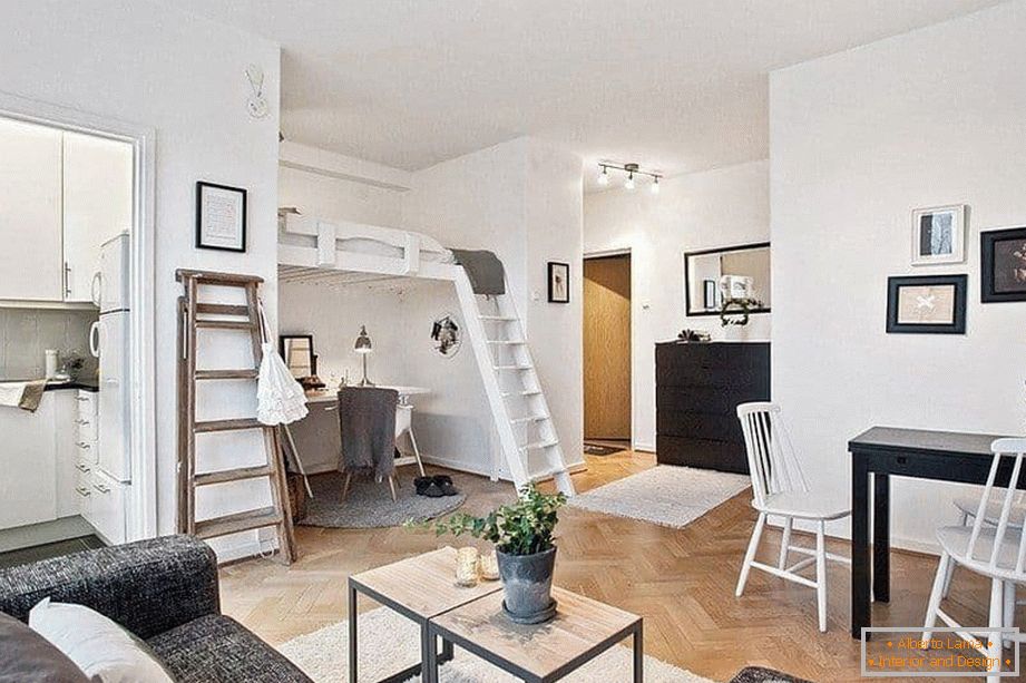 Уютный и продуманный design interior al unui apartament mic