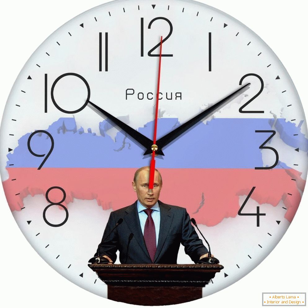 Putin pe ceas