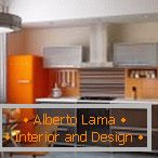 Bucătărie amenajată într-un stil minimalist