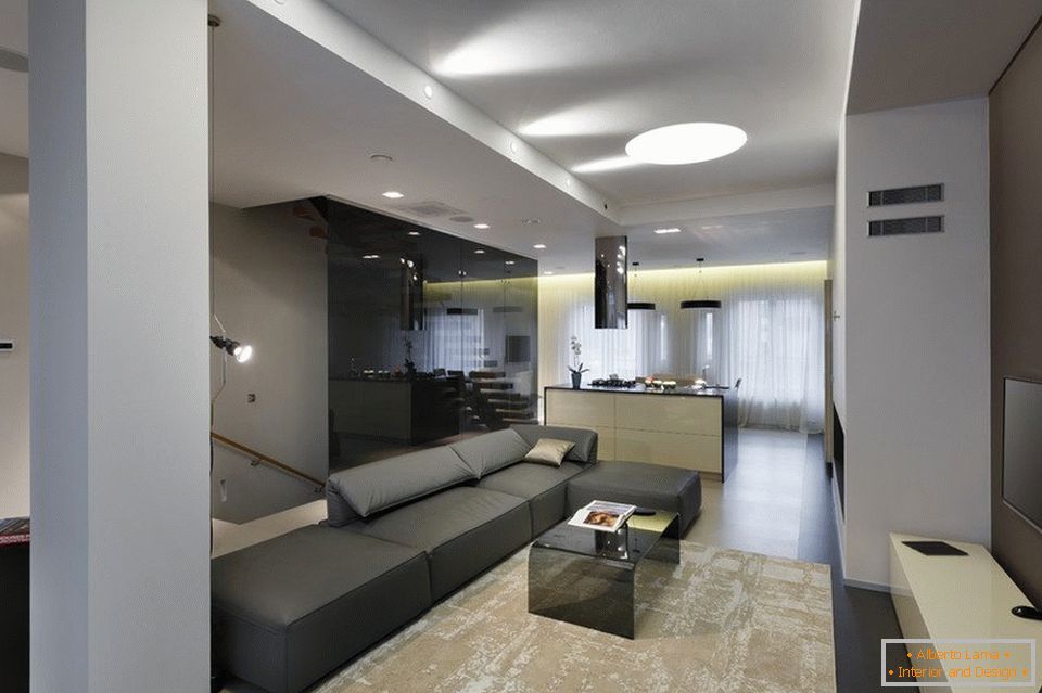 Interiorul casei de locuit în stilul minimalismului