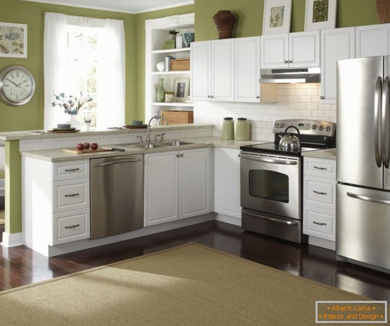 fantastic-bucătărie-decorare-idei-cu-lux-alb-Heartland-cabinetry-trapezului-base-orb-colț-cabinet de design-idei