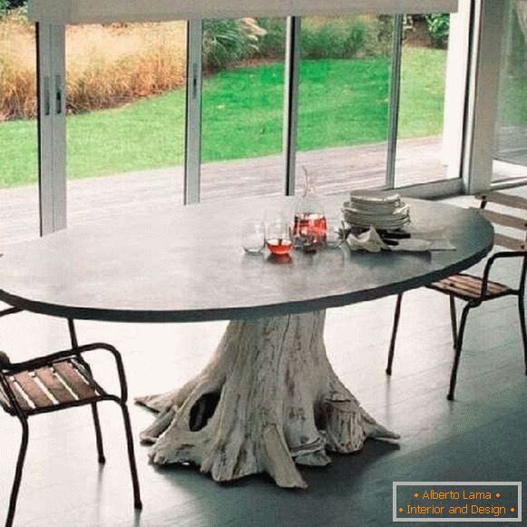 mese de masă din sticlă de designer, fotografie 8