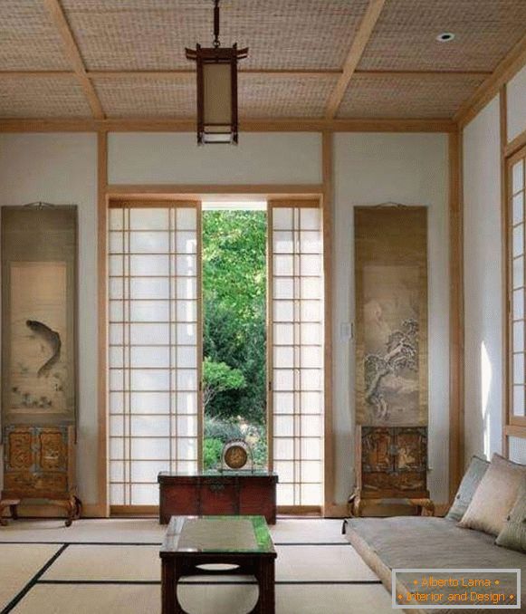 Design exotic de interioare în stilul etnic al Japoniei