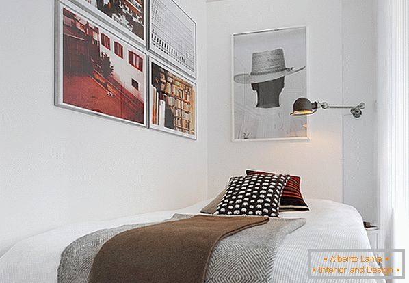 Dormitor de apartamente de lux mici în Suedia