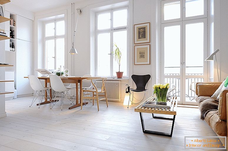 Sala de mese de apartamente de lux mici în Suedia