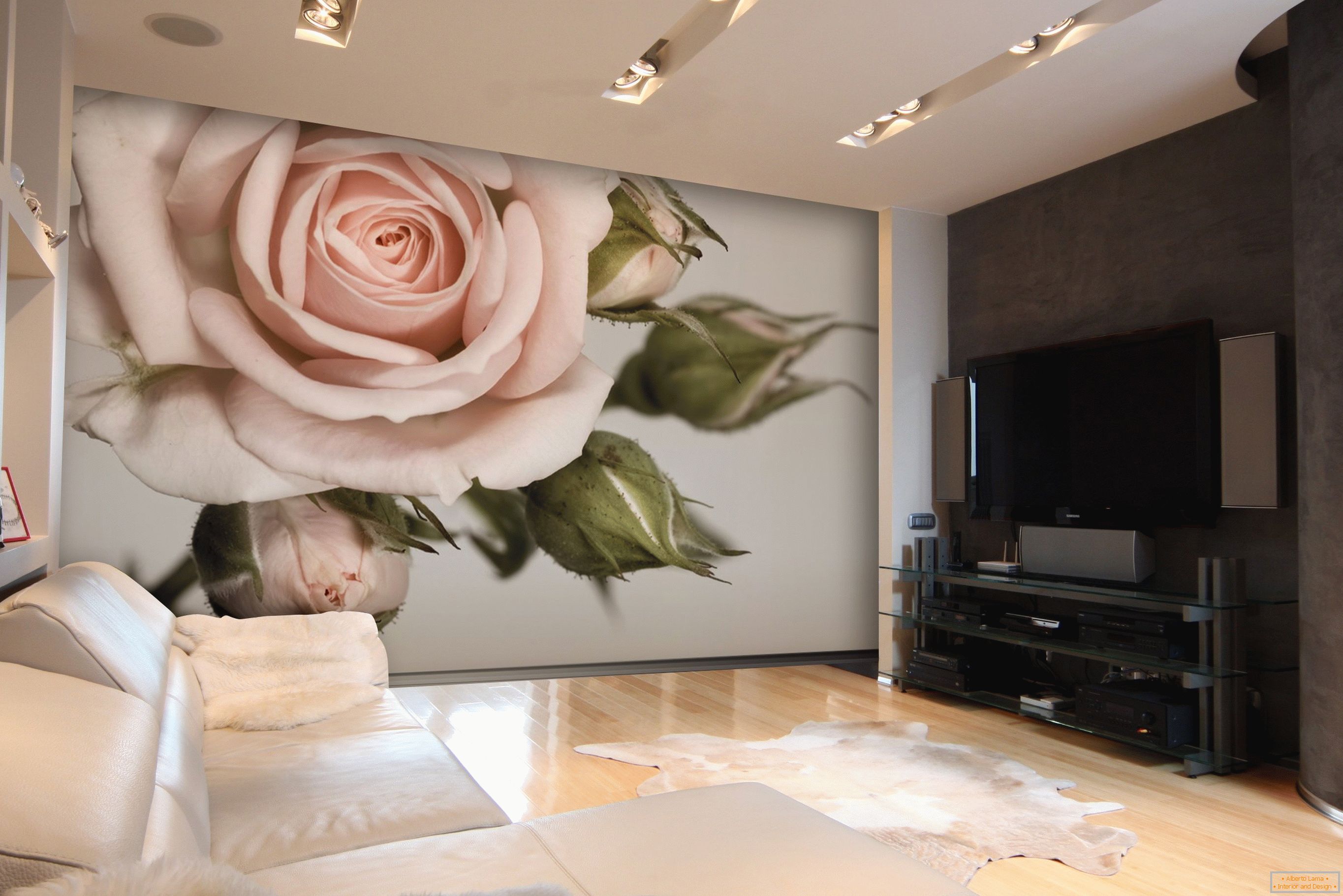 Imagini de fundal de fundal de trandafiri pentru sufragerie