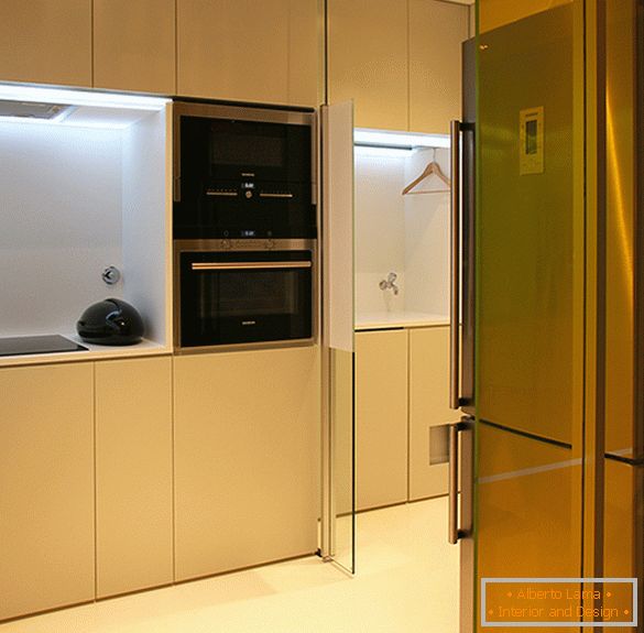 Stilul futurist în interior кухни