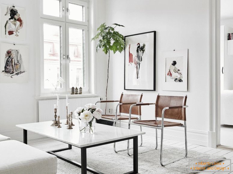 room_leather-scaune Scandinavian-vară-stil-interior_living-