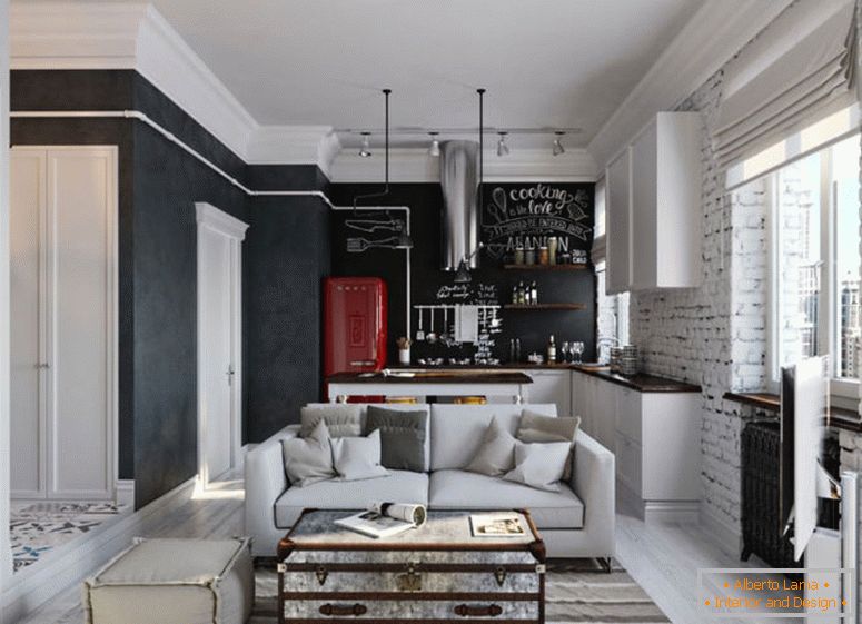 Design interior-living-in-alb-negru-tonah2