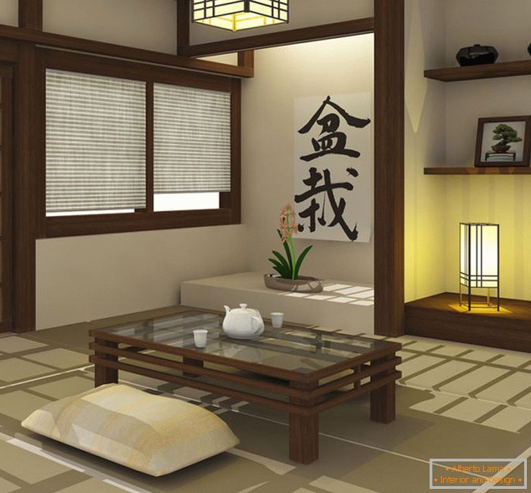 Camera de zi în stil japonez