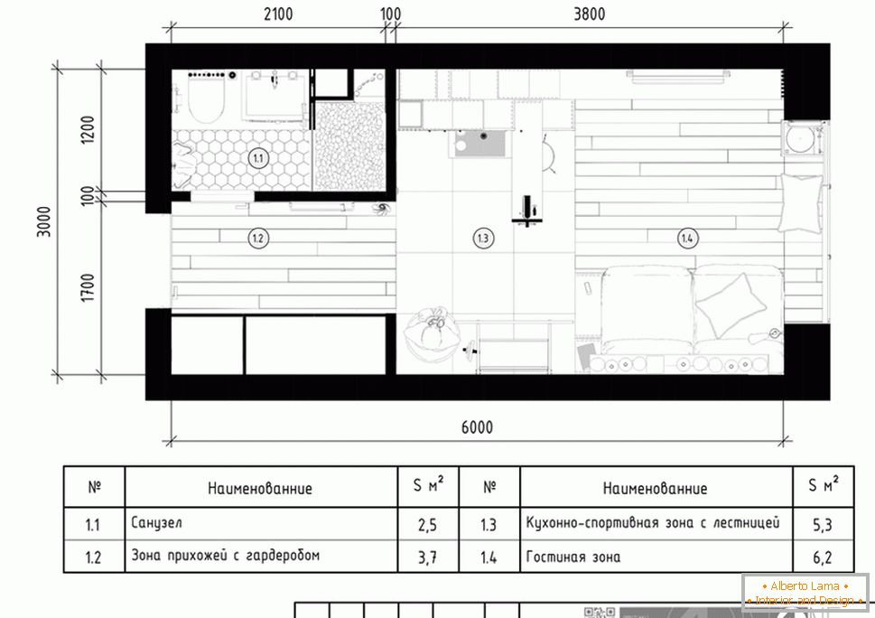 Amenajarea primului etaj al apartamentului