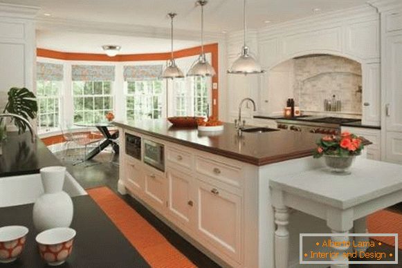 Bucătărie Acker în culoarea portocalie