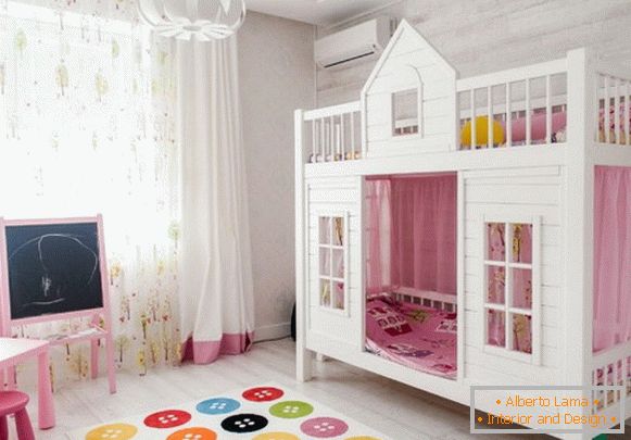 design de cameră pentru copii pentru o fată Interiorul fotografiei