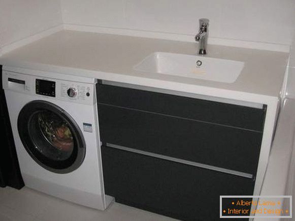 proiectarea unei băi cu o mașină de spălat, fotografia 12