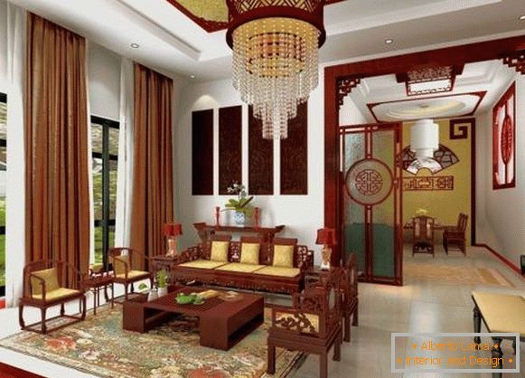 Frumos interior în stil asiatic