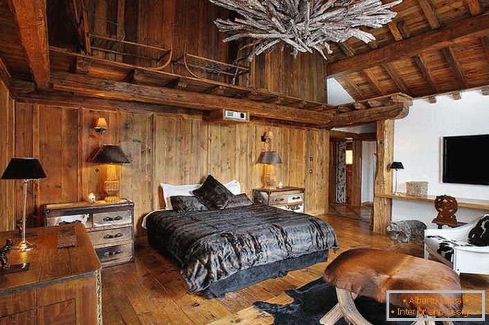 Mobilier dormitor din lemn