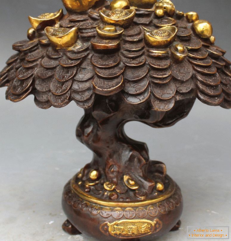 10-chineză-bronz-porc-feng shui-laki-bogăție-bani-yuanbao-monedă-sculptură