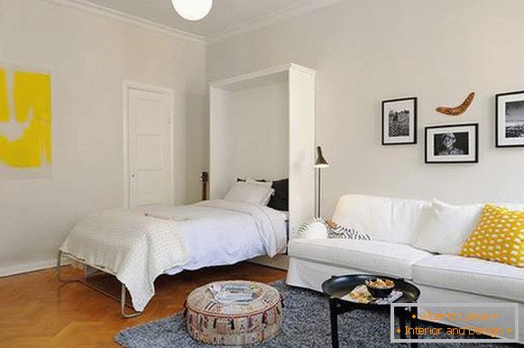 cum să aranjezi mobilierul într-un apartament cu o cameră, foto 14