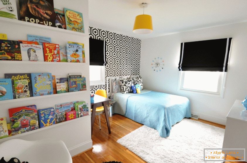 Rafturi frumoase și simple pentru camera copiilor
