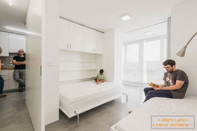 Cu ajutorul transformatoarelor de perete puteți crea 2 dormitoare separate