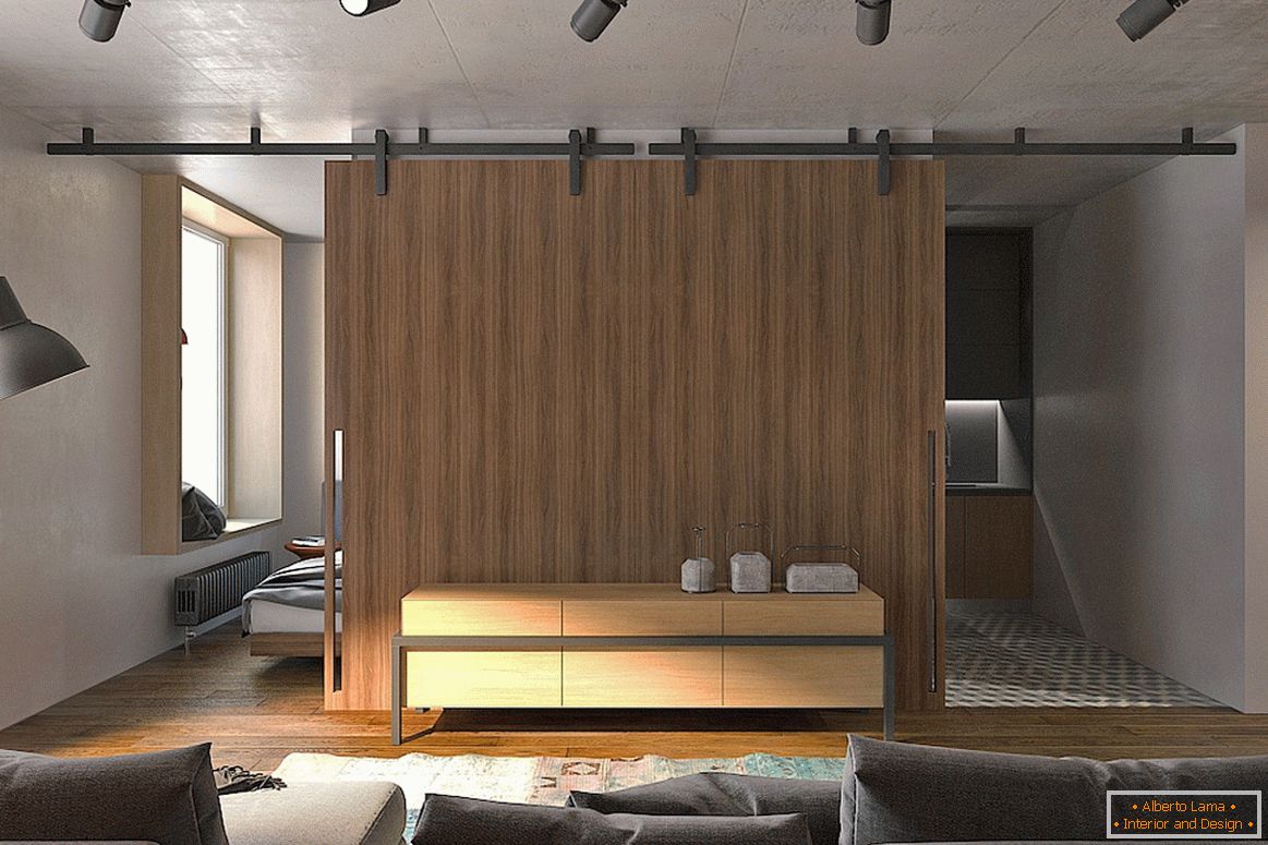 Interiorul apartamentului studio de la Lugerin Architects - fotografie 3