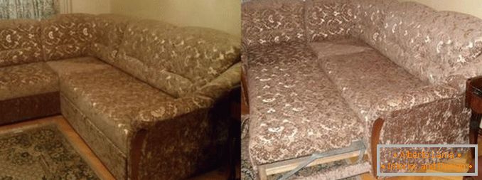 Repetarea mobilierului tapitat înainte și după, fotografie 14